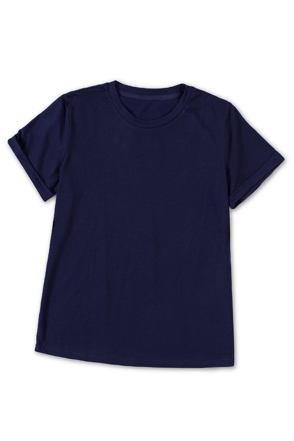 Blank T Shirt - Red Solid Color Basic Crew Neck Tee Customized