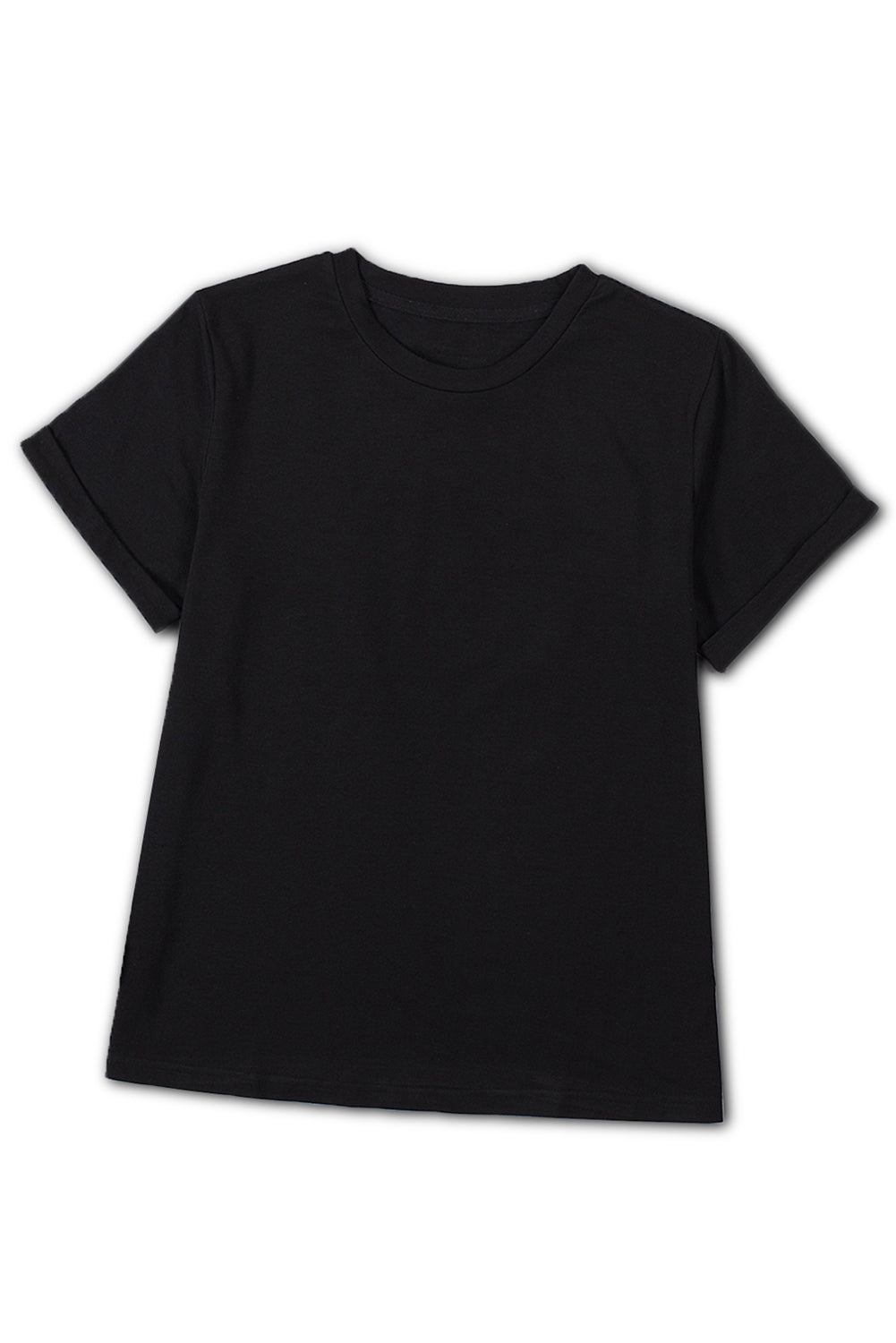 Blank T Shirt - Red Solid Color Basic Crew Neck Tee Customized