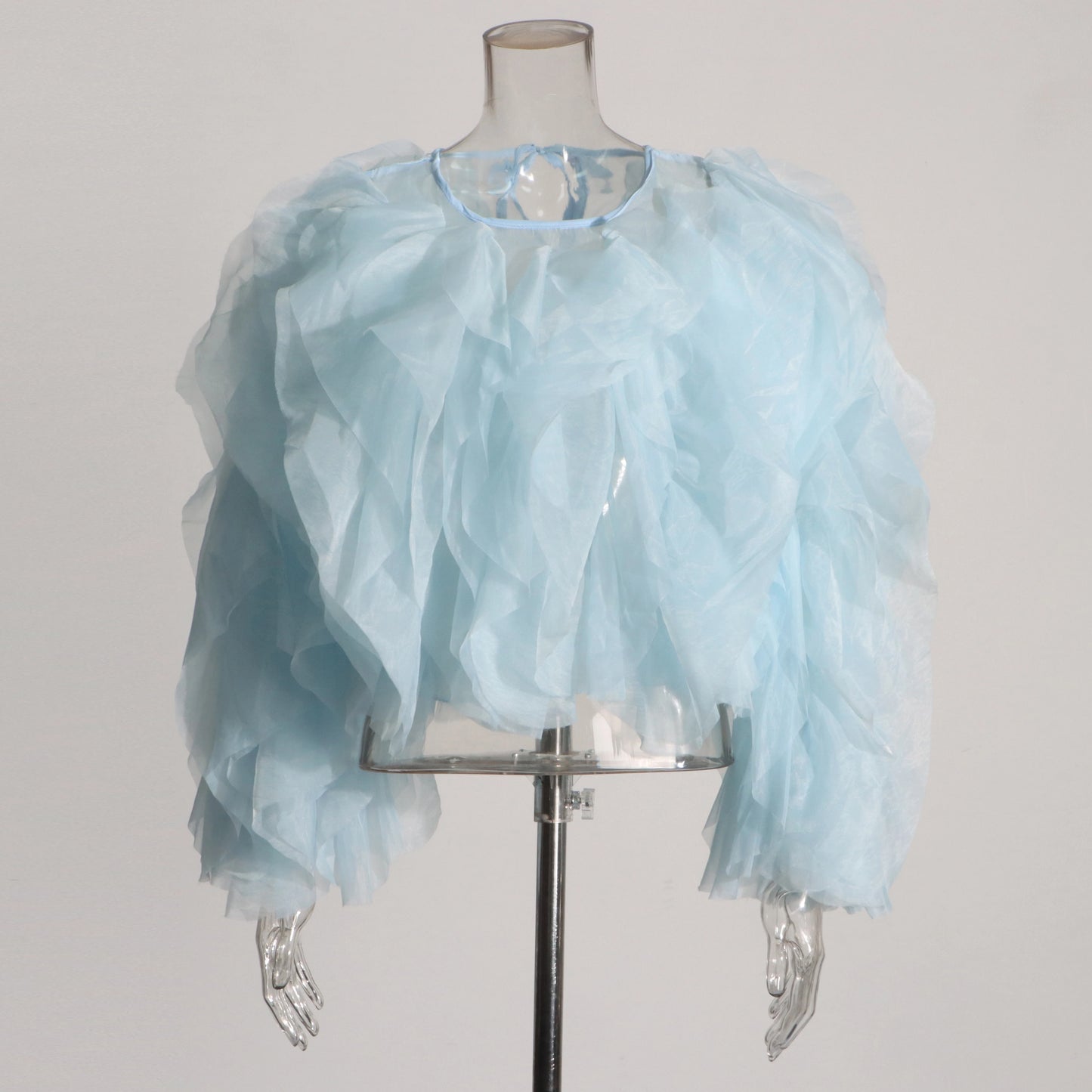 Creating Waves ruffled pullover blouse