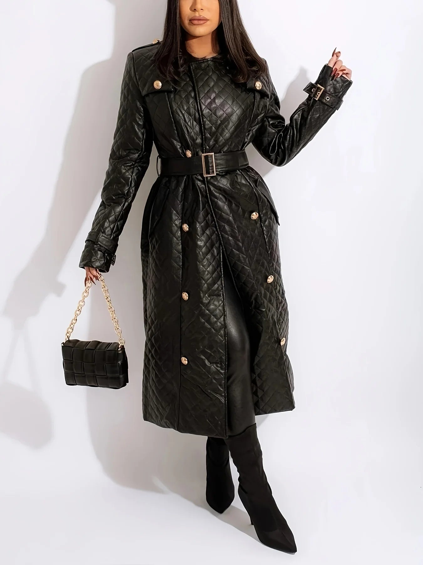 Blacked Out Leather Jacket